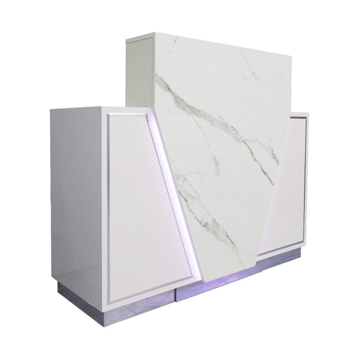 LUX SPA Lux V550 Reception Front Desk Marble Design With Led