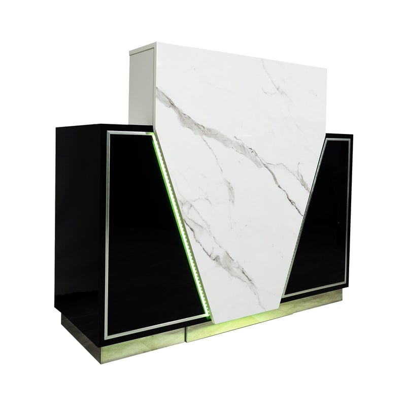 LUX SPA Lux V550 Reception Front Desk Marble Design With Led