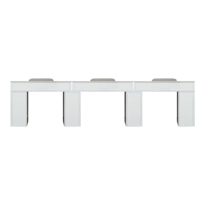 LUX SPA LUX N146 Multi-Section Manicure Nail Table 3 Sections DSP-LUX-NTBL-LUXN146-MUL-3