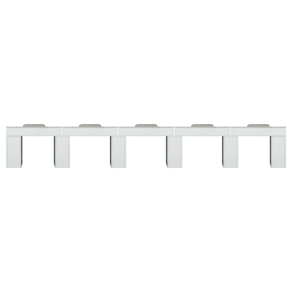 LUX N146 Multi-Section Manicure Nail Table