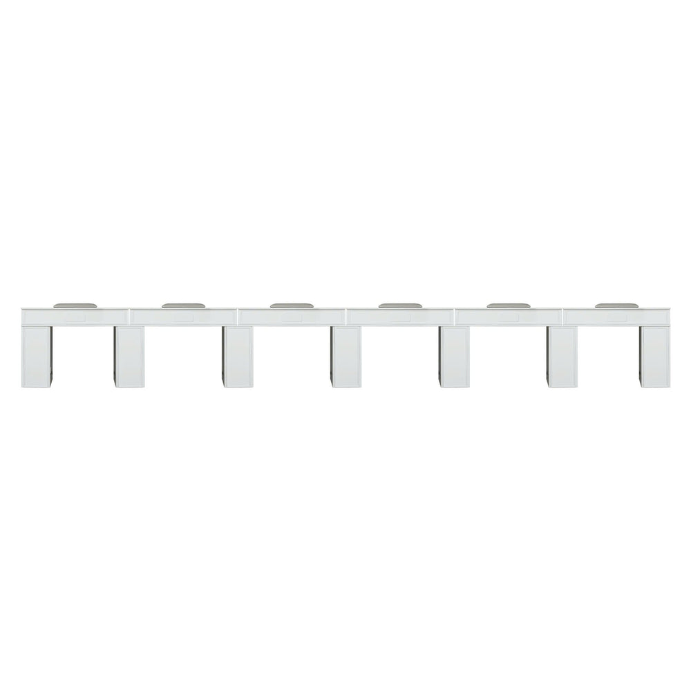LUX N146 Multi-Section Manicure Nail Table