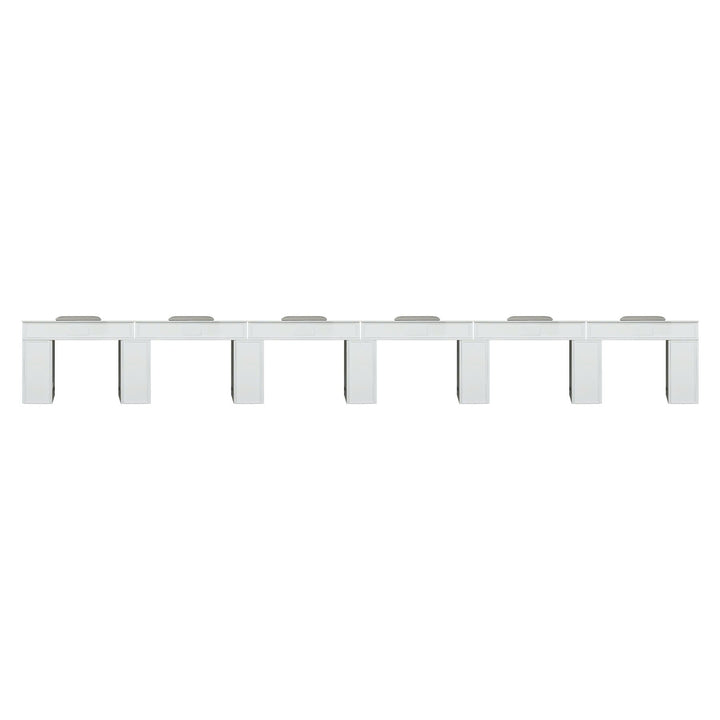 LUX SPA LUX N146 Multi-Section Manicure Nail Table 6 Sections DSP-LUX-NTBL-LUXN146-MUL-6