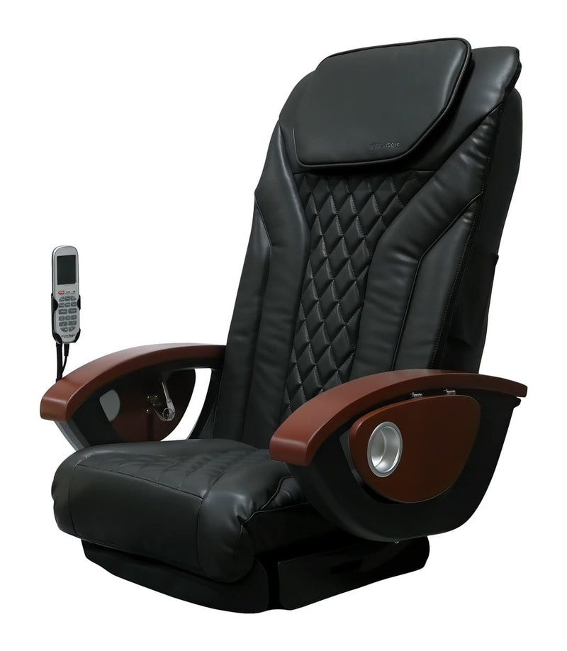 Mayakoba SHIATSULOGIC EX-R Pedicure Massage Chair Vibration Cushion Cover Set (cover set only, w/o chair) Black EXR KAN-TCHRCVR-20-V-BLK