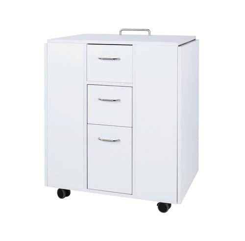 Beauty-Ace Mesa Folding Extended Manicure Station (White) FF-DPI-NTBL-3903-WHT