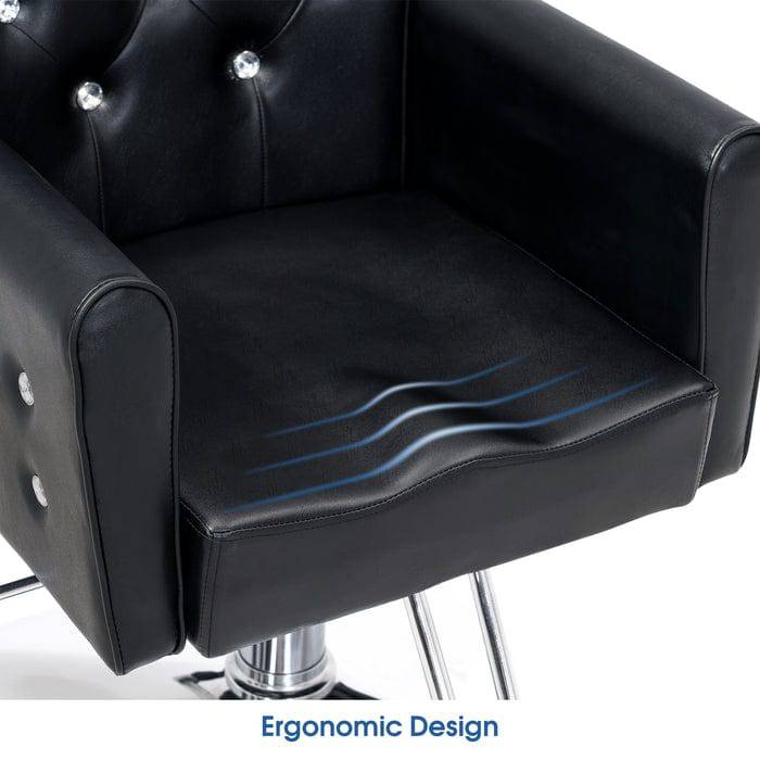 BarberPub Classic Recliner Barber Chair