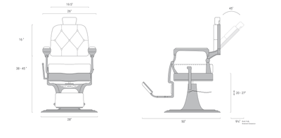 Berkeley Adams Barber Chair