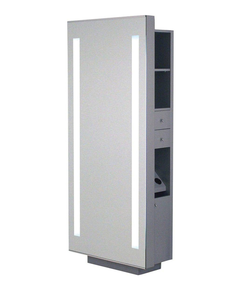 Belvedere Maletti Belvedere OP251-HPL Opal Styling Station w Full Mirror