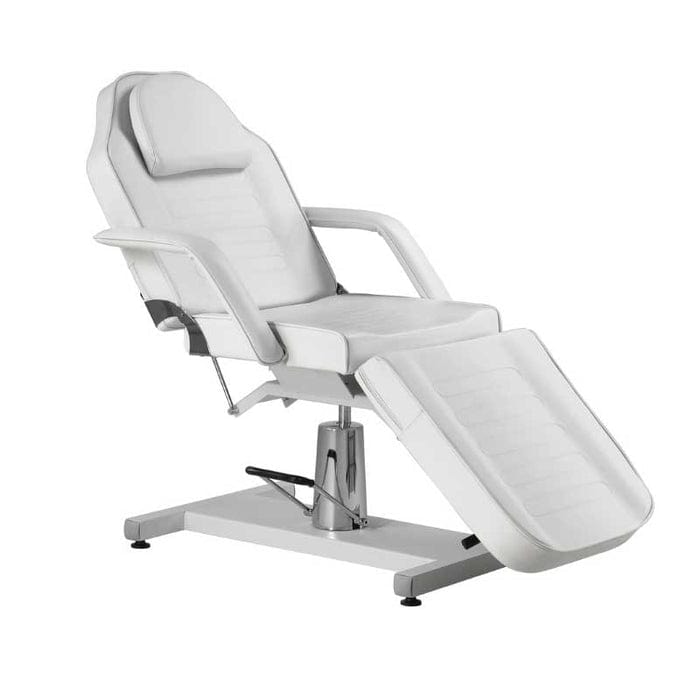 TatArtist Cleta Hydraulic Adjustable Tattoo Client Chair TA8322 White FF-DPI-FCCHR-8322-BLK-KIT-2