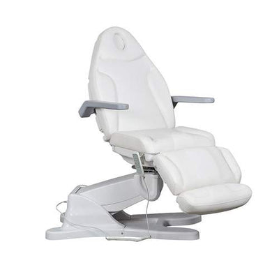 TatArtist Electric Facial Bed Rotating Aesthetic Spa Cosmetic Chair with Paper Roller G904 FF-DPI-FCCHR-G904-WHT