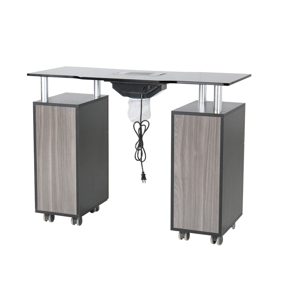 Mesa de manicura Glasgow con ventilador