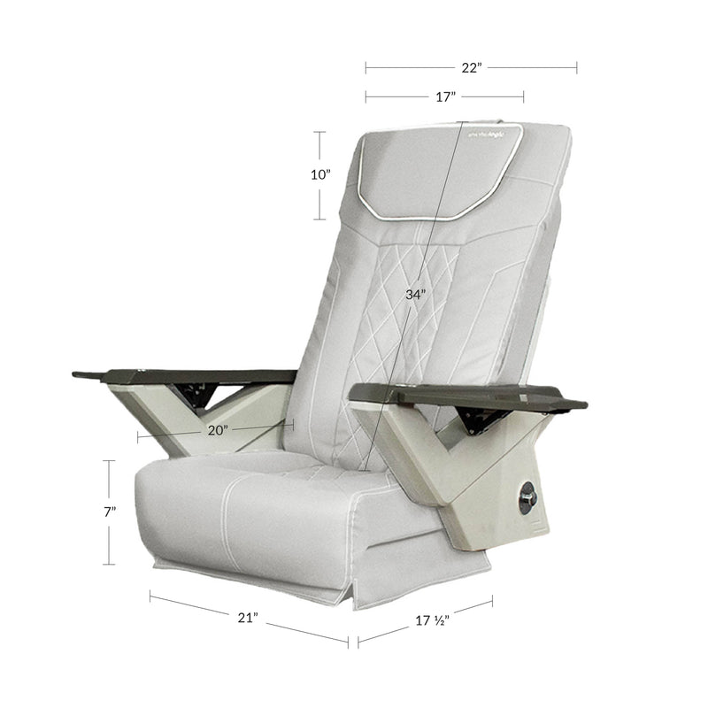 Mayakoba Shiatsulogic FX Massage Chair Top for Pedicure Chairs (chair w/ cover set)