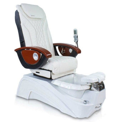 Mayakoba Fedora II Pedicure Spa Chair - Shiatsulogic EX-R White EXR / White/Pearl Fedora II