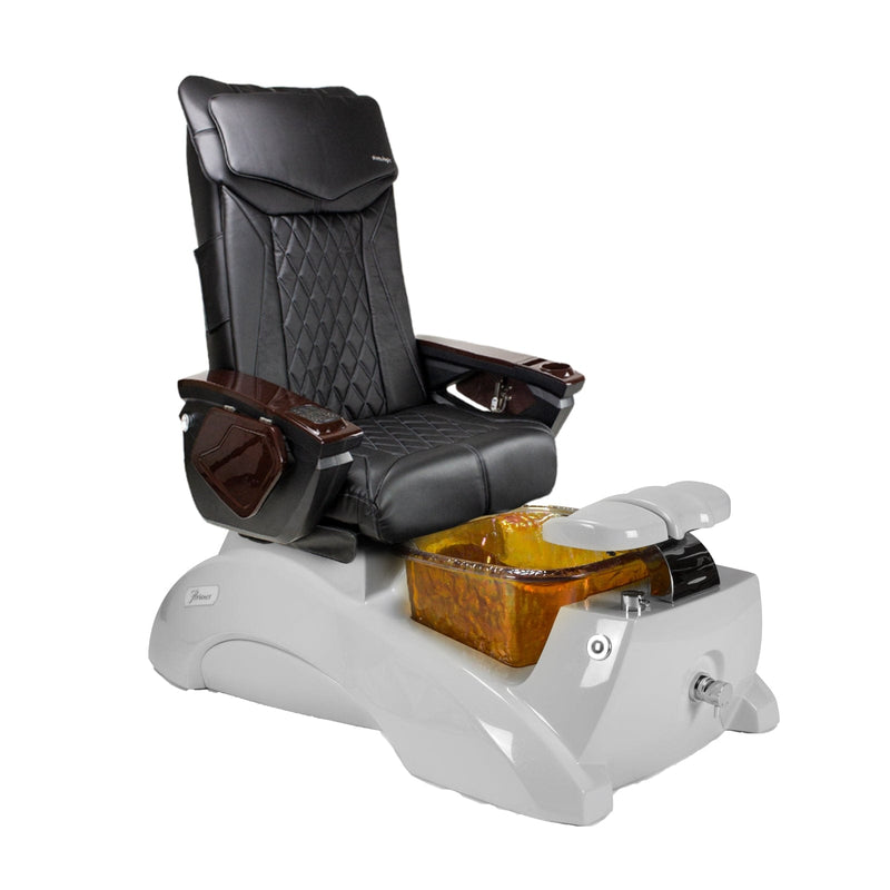 Mayakoba FLORENCE Shiatsulogic LX Pedicure Chair Black LX / White and Gold Florence AYC-SPA-FLORENCE-LX-033WHGLD-18VBLK