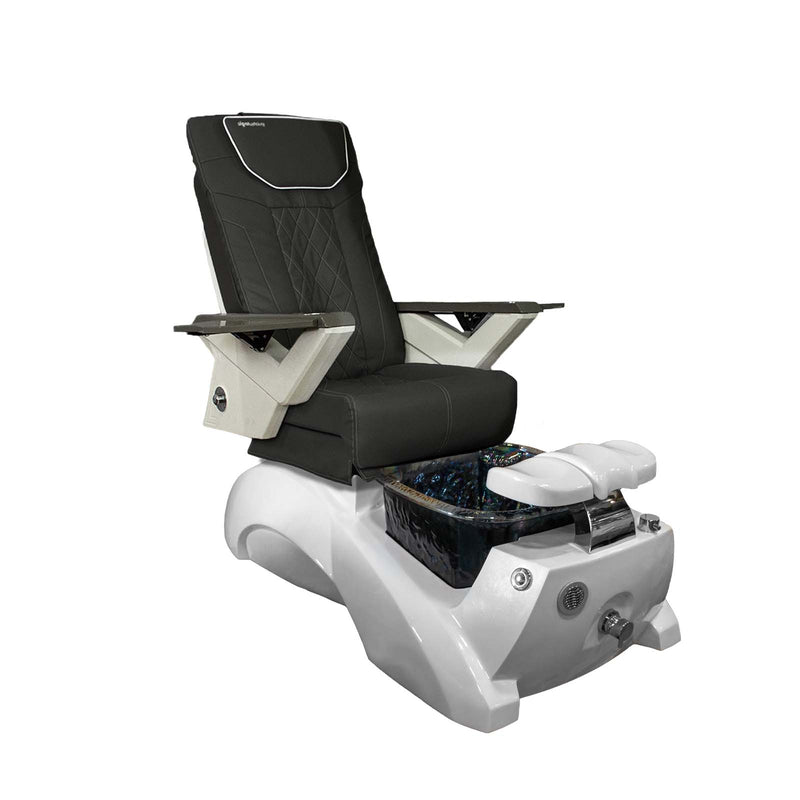 Mayakoba FLORENCE Shiatsulogic FX Pedicure Chair Black FX / White and Black Florence