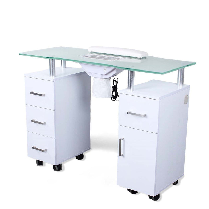 Mayakoba Glasglow Manicure Table With Fan