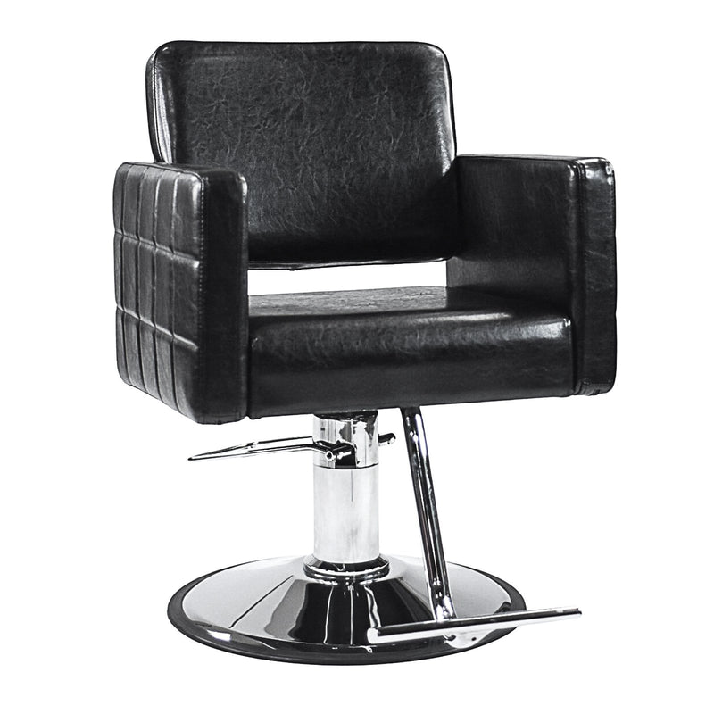 ShopSalonCity AYLA Styling Chair Chrome / A-12 (350 Lbs Support) FF-NBT-SYCHR-6655-Not