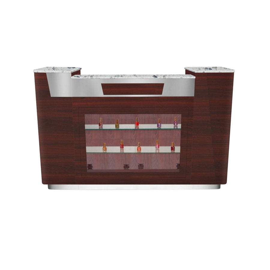 Mayakoba AVON I Reception Desk with Glass Display JAT-NRTBL-964-KIT