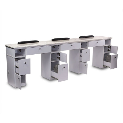 SONOMA Triple Manicure Table