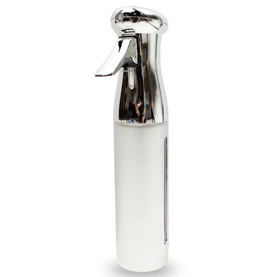 Keen Essentials KEEN Continuous Mist Clear Spray Bottle - 12 Oz (Metallic Bottle in Pink and Silver) Silver JMA-BTL-001-SILSIL