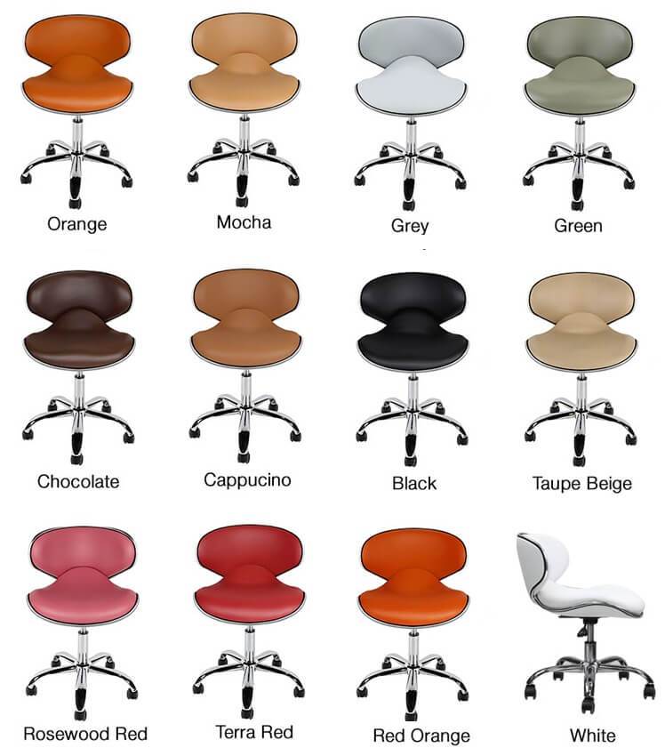 ShopSalonCity J&A Euro Salon Technician Stool - Both Mani & Pedi