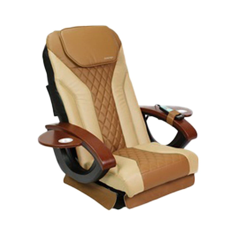 Mayakoba SHIATSULOGIC EX-16 Exclusive Pedicure Massage Chair Vibration Cushion Cover Set (cover set only, w/o chair) Sand/Cappuccino KAN-TCHRCVR-16-V-SDCPO