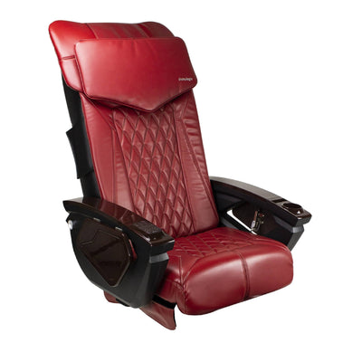 Mayakoba SHIATSULOGIC LX Luxurious Pedicure Massage Chair Vibration Cushion Cover Set (cover set only, w/o chair) Deep Red LX KAN-TCHRCVR-18-RD