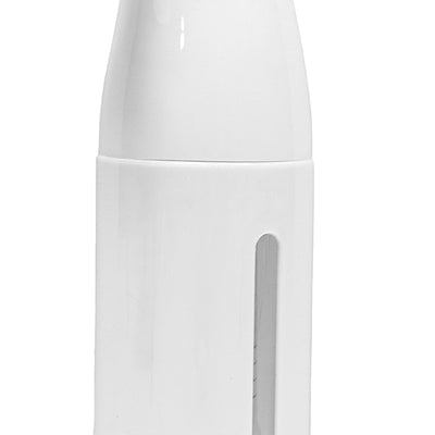 Keen Essentials Continuous Mist Spray Bottle For Hair, 12.2 Oz (Black, White and Clear Bottle)