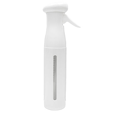 Keen Essentials Continuous Mist Spray Bottle For Hair, 12.2 Oz (Black, White and Clear Bottle) White/White JMA-BTL-001-WHTWHT