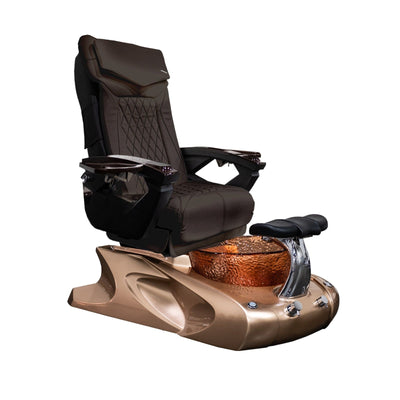 Mayakoba VIGGO II Shiatsulogic LX Pedicure Chair Coffee LX / Metallic Gold Viggo II AYC-SPA-VIGGO-2-LX1807-849MTLGLD-18VCFE