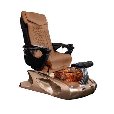 Mayakoba VIGGO II Shiatsulogic LX Pedicure Chair Cappuccino LX / Metallic Gold Viggo II AYC-SPA-VIGGO-2-LX1807-849MTLGLD-18VCPO