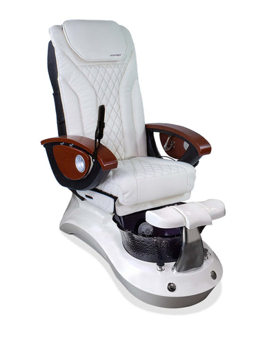 Mayakoba LOTUS II Shiatsulogic EX-R Pedicure Chair White EXR / White and Black Lotus II