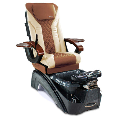 Mayakoba Arrojo II Pedicure Spa Chair - Shiatsulogic EX-R Sand and Cappuccino EXR