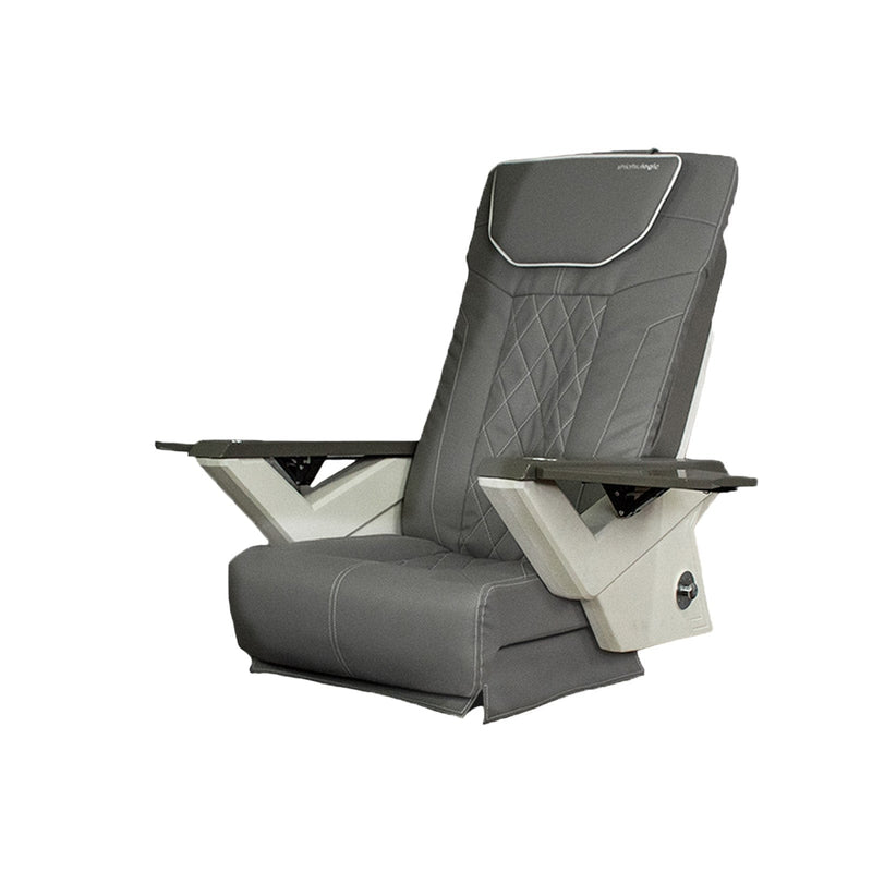 Mayakoba Shiatsulogic FX Massage Chair Top for Pedicure Chairs (chair w/o cover set) Grey FX FRS-TCHRCVR-52-GY
