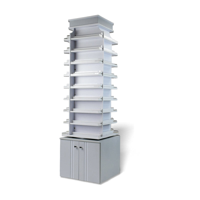 Mayakoba NOVA I Polish Center with 360 Degree Swivel (Double Shelves) JAT-NPORK-55221-KIT