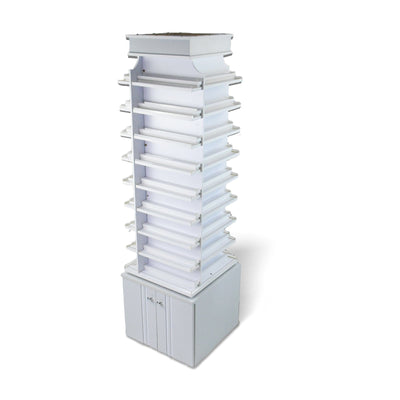 Mayakoba NOVA I Polish Center with 360 Degree Swivel (Double Shelves) JAT-NPORK-55221-KIT