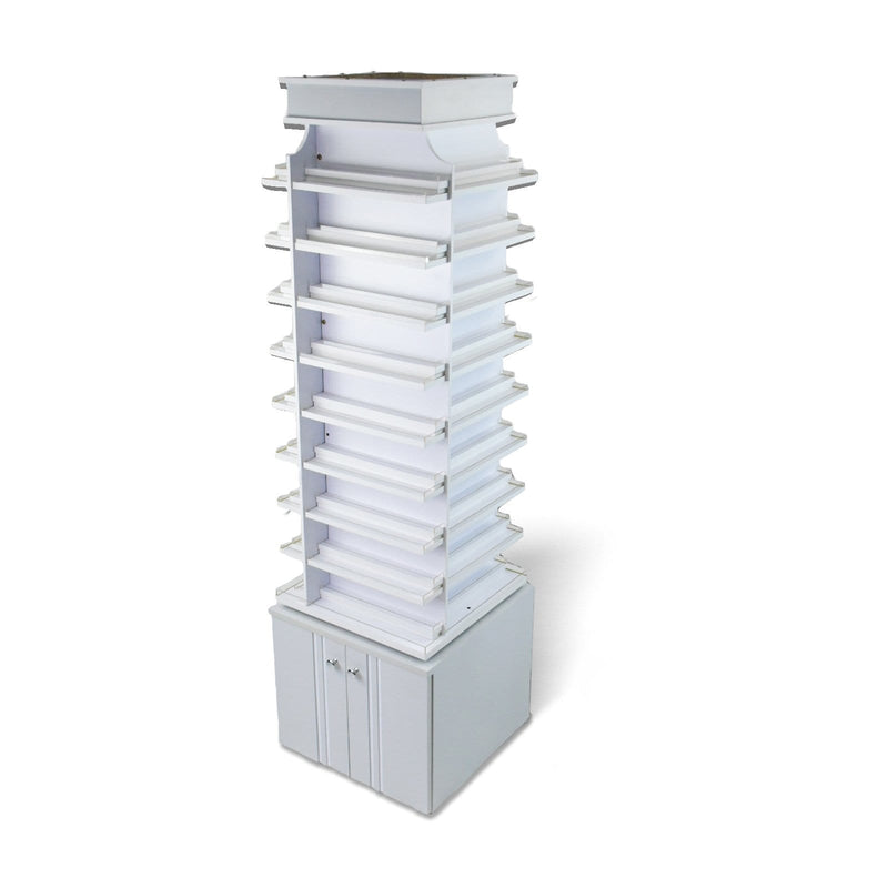 Mayakoba NOVA I Polish Center with 360 Degree Swivel (Double Shelves) JAT-NPORK-55221-KIT
