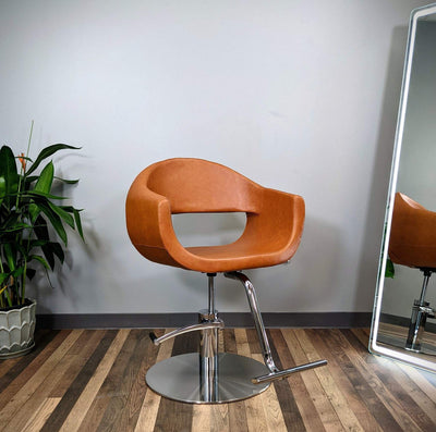 Salon Equipment Package Shampoo Station Styling Chair in Camel SalonCity