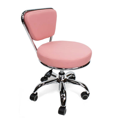 Designer Pedi Stool - Pedicure Technician's Stool, Low Height Range.