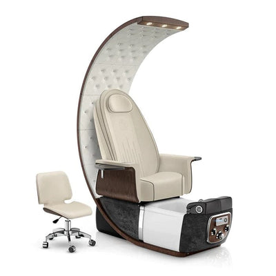 Lexor PRIVÉ™ Lounge Pedicure Chair Lexor-Ivory / Lexor-Black Moonstone / Lexor-Opal FF-LXR-SPA-LIBERTE-Cola-Espresso