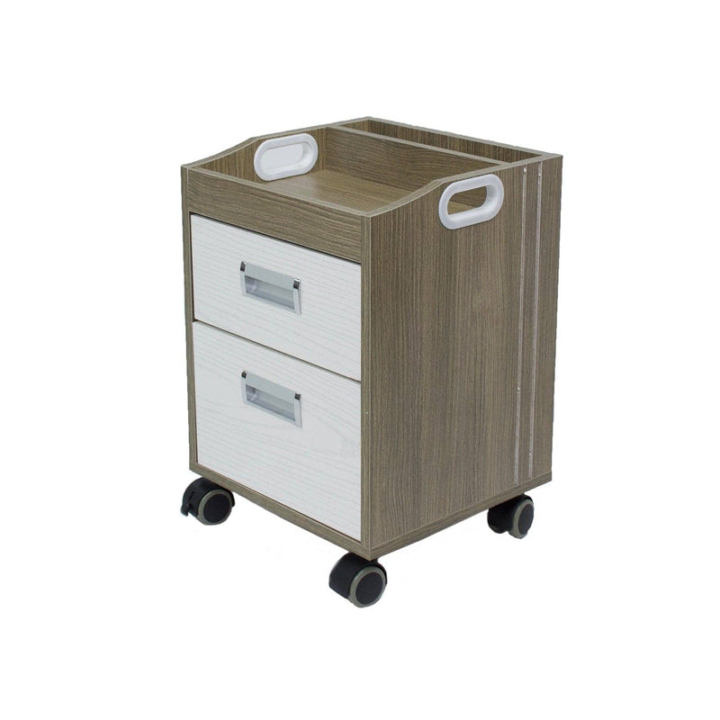 Mayakoba Alera II Pedicure Trolley Cart Alera-Lightwood SGR-NTRLY-222-LGTWD