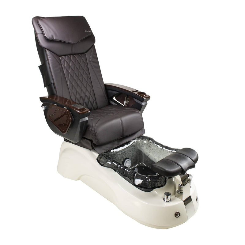 Mayakoba SIENA Shiatsulogic LX Pedicure Chair Cappuccino LX / White and Black Siena AYC-SPA-SIENA-LX1807-817WHTBLK-18VCPO