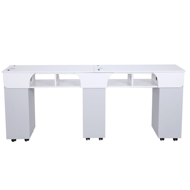 Mayakoba Seneca Manicure Nail Table - Double