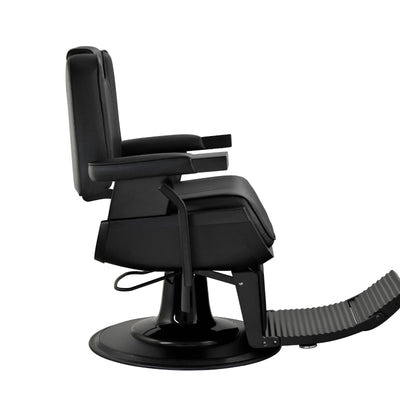 Berkeley SHERMAN Barber Chair w/Recessed Headrest HON-BBCHR-52026-BLKBLK