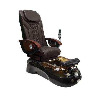 Mayakoba SIENA Shiatsulogic EX-R Pedicure Chair Coffee EXR / Black and Gold Siena AYC-SPA-SIENA-EXR2007-817BLKGLD-20VCFE