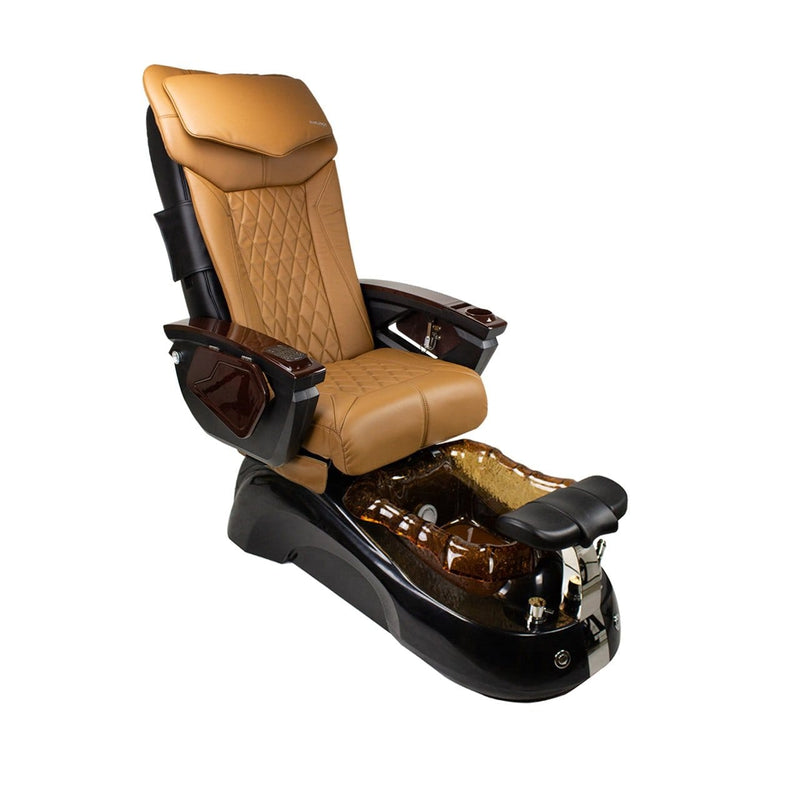Mayakoba SIENA Shiatsulogic LX Pedicure Chair Cappuccino LX / Black and Gold Siena AYC-SPA-SIENA-LX1807-817BLKGLD-18VCPO