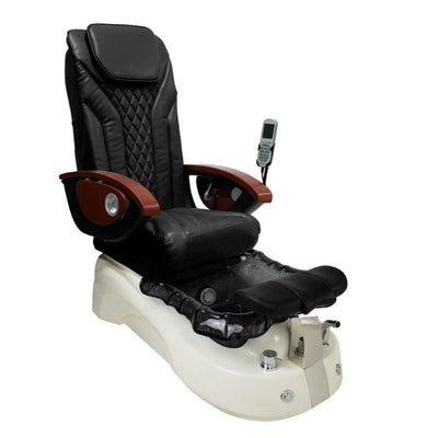 Mayakoba SIENA Shiatsulogic EX-R Pedicure Chair Black EXR / White and Black Siena AYC-SPA-SIENA-EXR2007-817WHTBLK-20VBLK