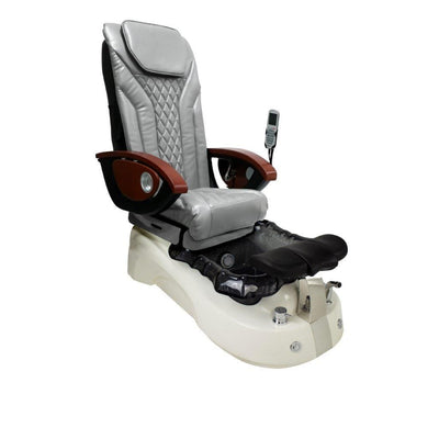 Mayakoba SIENA Shiatsulogic EX-R Pedicure Chair Grey EXR / White and Black Siena AYC-SPA-SIENA-EXR2007-817WHTBLK-20VGY