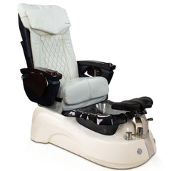 Mayakoba SIENA Shiatsulogic LX Pedicure Chair White LX / White and Black Siena AYC-SPA-SIENA-LX1807-817WHTBLK-18VWH