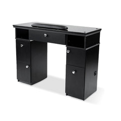 Mesa de manicura Sonoma II en negro moderno