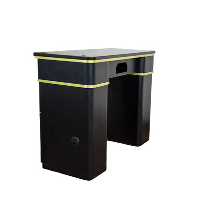 Mayakoba Sonoma II Manicure Table in Modern Black